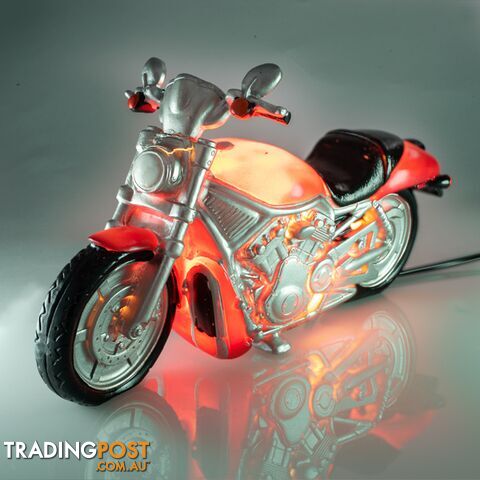 Motorcycle LED Table Lamp