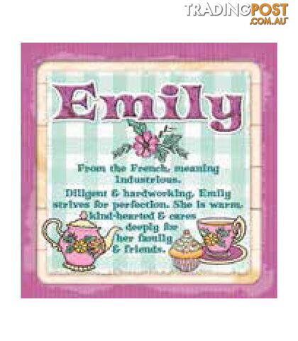 Personalised Cuppa Coasters - Emily