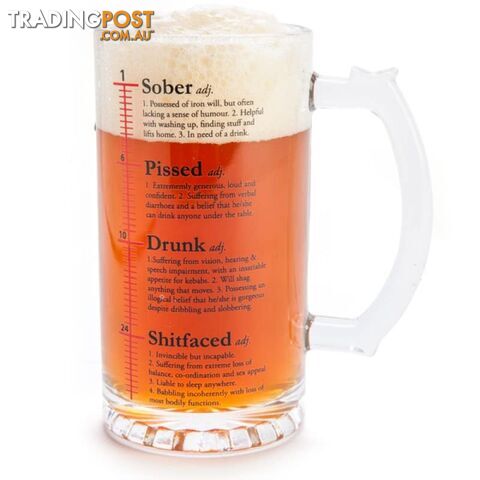 MDI Drunk Definition Beer Stein - 9318051123533