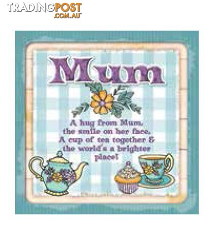 Personalised Cuppa Coasters - Hug from mum