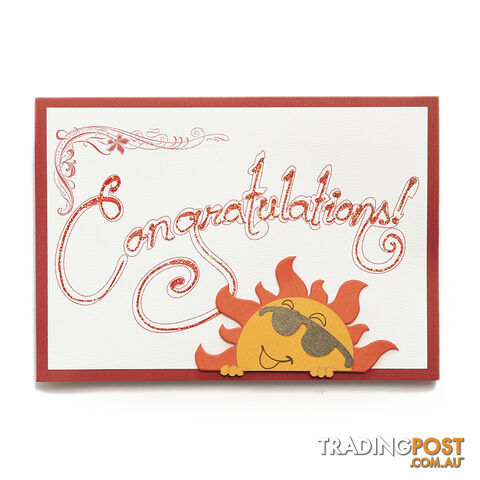 Handcrafted Greeting Card - Congratulations 12 x 17 cm - Duc Quyen - 8935086012055
