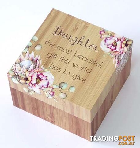 Bunch Of Joy Trinket Box 12cm Daughter