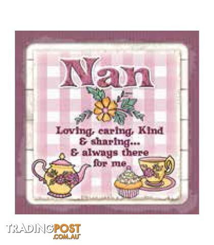 Personalised Cuppa Coasters - Nan