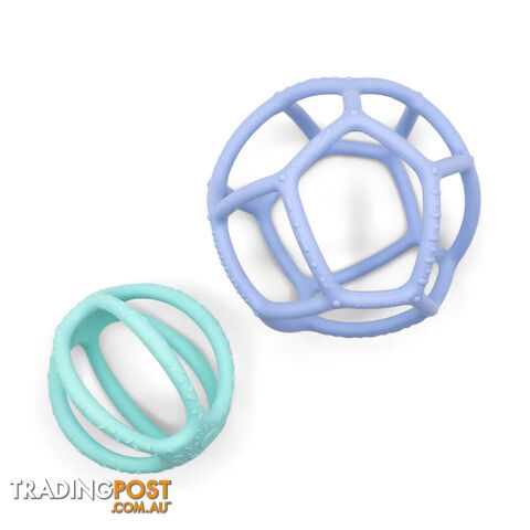 2 Pack Sensory Ball & Fidget Ball Soft Blue and Soft Mint - Jellystone Designs - 9343900004268