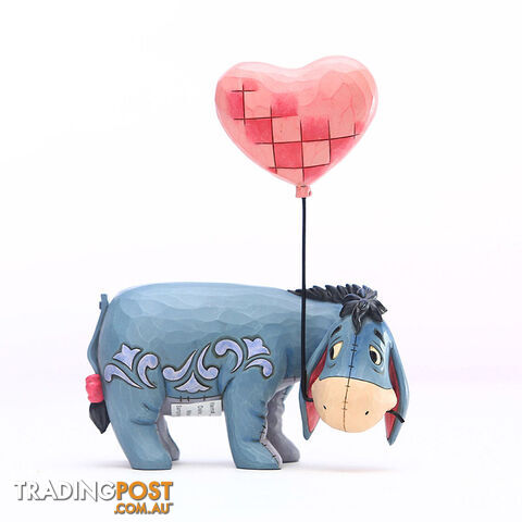 Disney Traditions - 20cm/7.9" Eeyore with a Heart Balloon, Love Floats - Disney Traditions - 0028399219308