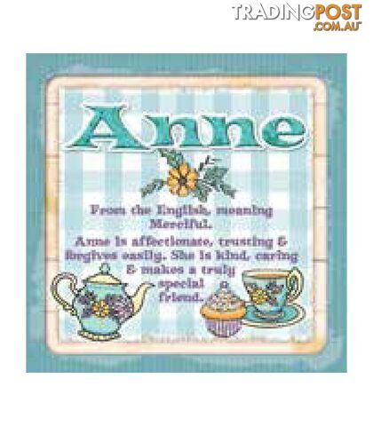 Personalised Cuppa Coasters - Anne
