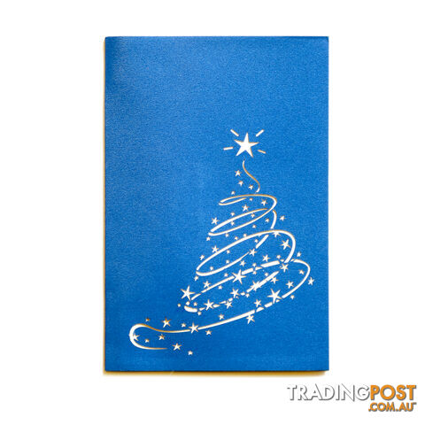 Pop-Up Card - Merry Christmas Text 10 x 15 cm - Duc Quyen - 8935086014608