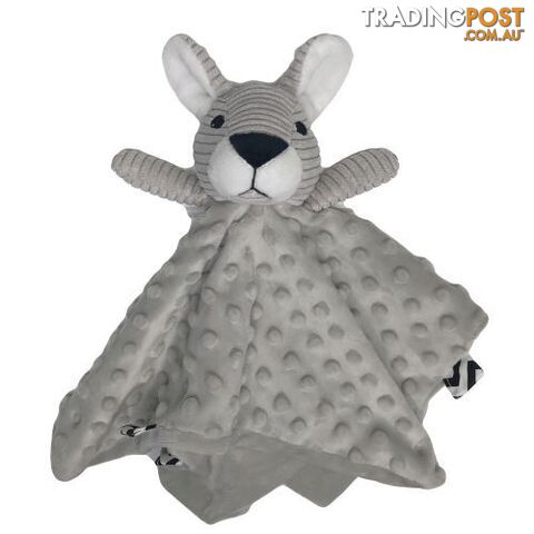 ES Kids - Kangaroo Comforter - Grey - 30cm - Es Kids - 9347538007790