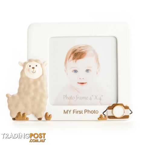 Baby Alpaca First Photo Frame 4X4