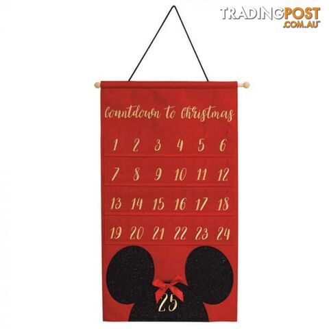Disney Christmas - Embroidered Advent Calendar Minnie Mouse - Widdop - 5017224900455