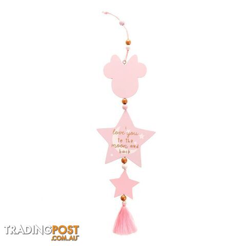 Hanging Ornament: Minnie Mouse Love You To The Moon - Disney Gifts -...