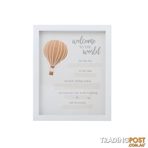 Artique - Welcome To The World Frame