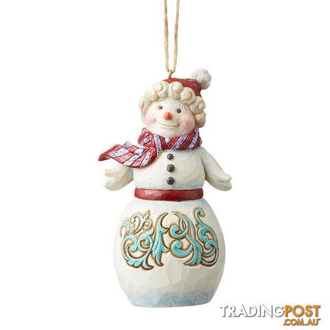 Heartwood Creek Winter Wonderland - Snowman Hanging Ornament - 028399134397