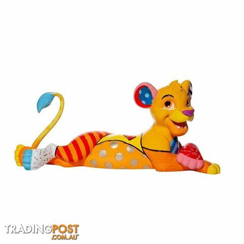 Disney by Britto - Big Fig Simba Figurine - Enesco - 028399270453