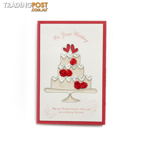 Handcrafted Greeting Card - On Your Wedding 10 x 15 cm - Duc Quyen - 8935086012062
