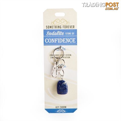 Something Forever â Sodalite Key Charm â Stone of Confidence