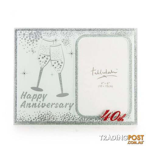 Tallulah â 40th Anniversary Sparkle Photo Frame