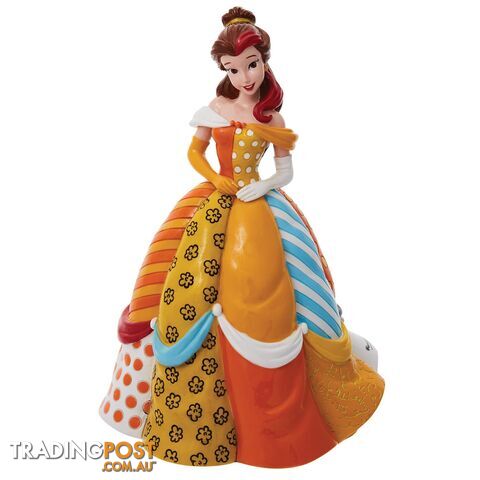 Disney by Britto Belle Large Figurine, 19cm Height - Disney by Britto - 028399318834