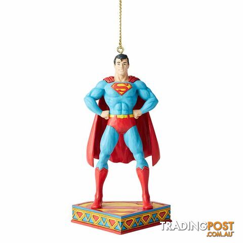 Jim Shore DC Comics - Superman Hanging Ornament - Enesco - 028399158249