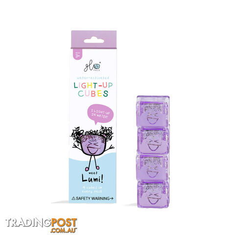 Glo Pal Light-Up Cubes Lumi: Purple - Glo Pals - 850016823106