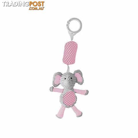 ES Kids - Elephant Chime Toy - Pink
