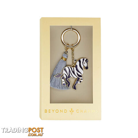 Beyond Charms Keychain - Zebra - Beyond Charms - 9316188065566