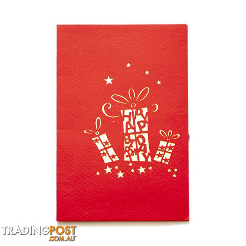 Pop-Up Card - Happy Birthday Gifts 10 x 15 cm - Duc Quyen - 8935086014608