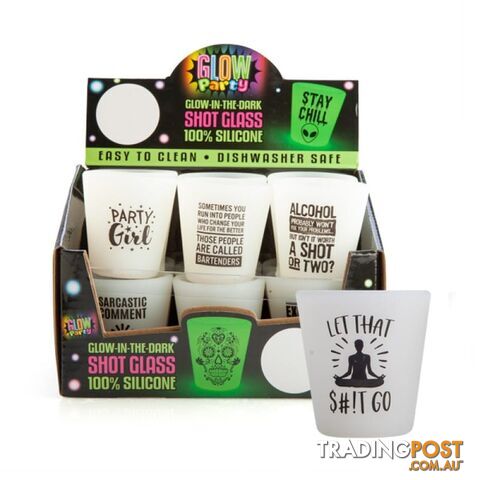 MDI Glow-in-the-Dark Shot Glass Let That S#!t Go - MDI - 9318051138100