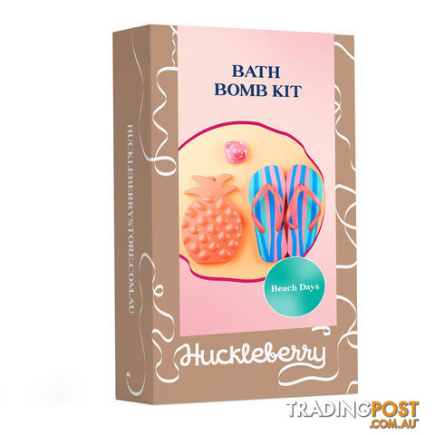 Make Your Own Bath Bombs Kit - Beach Vibes - Huckleberry - 9354901000227