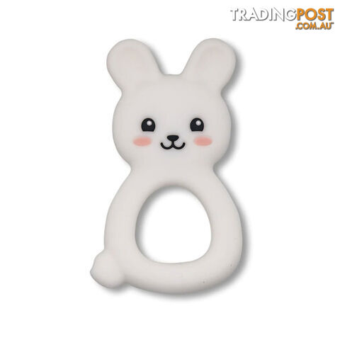 Jellies Bunny Teether White - Jellystone Designs - 9343900003810