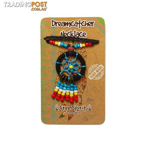 Handmade Dreamcatcher Necklace Black