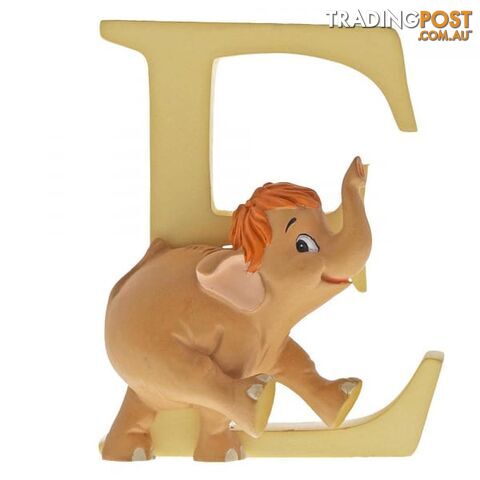 Disney Enchanting Alphabet E - Baby Elephant Figurine - Disney Enchanting - 720322295501