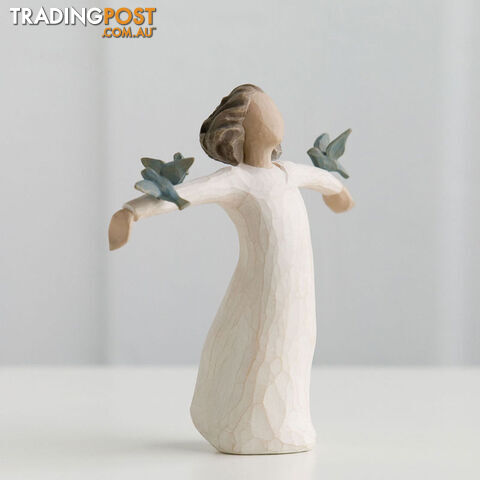 Willow Tree - Happiness Figurine - FREE to sing, laugh, dance... create! - Willow Tree - 638713261304