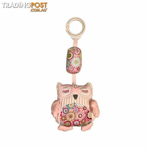 ES Kids - Owl Chime Toy - Pink