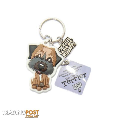 Wags & Whiskers Keyring - Border Terrier - History & Heraldry - 886767110455