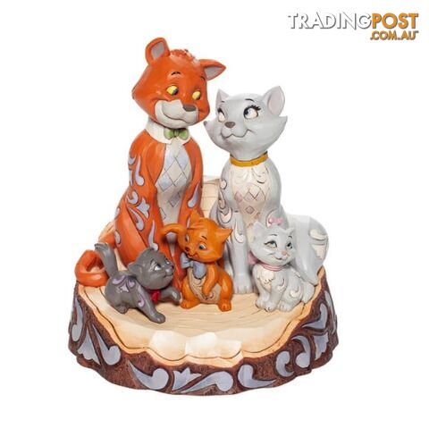 Disney Traditions - 18cm/7.2" Aristocats, Carved by Heart - Disney Traditions - 028399241729