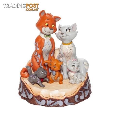 Disney Traditions - 18cm/7.2" Aristocats, Carved by Heart - Disney Traditions - 028399241729