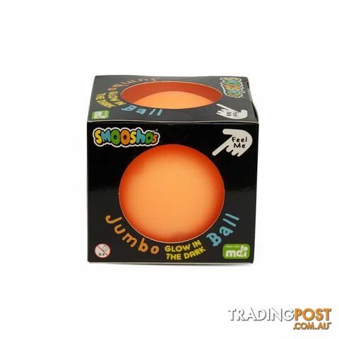 Smoosho's Jumbo Glow-in-the-Dark Ball Orange - MDI - 9318051000780