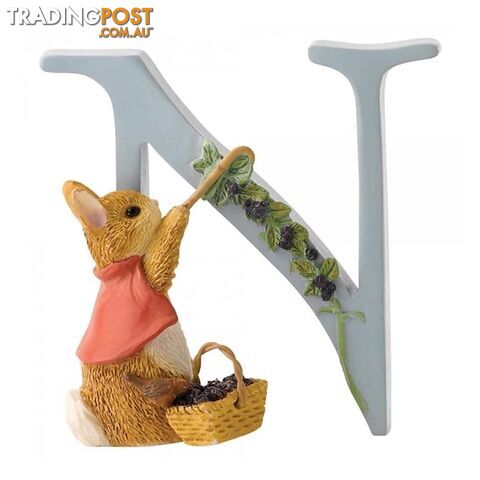 Beatrix Potter Alphabet - Letter N â Cotton-tail - Peter Rabbit -...