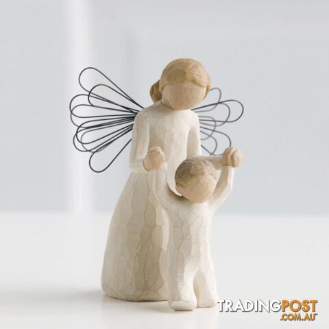 Willow Tree - Guardian Angel Figurine - May you always have an Angel to watch over you - Willow Tree - 638713260345