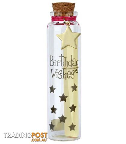 You Are An Angel - Birthday Wishes Wish Bottle - Message in a Bottle