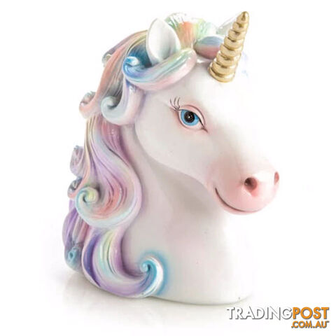 Unicorn Collection - Pretty Unicorn Head Money Bank