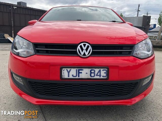 2011 VOLKSWAGEN POLO 77 TSI COMFORTLINE 6R MY11 HATCH, 5 DOORS, 5 SEATS