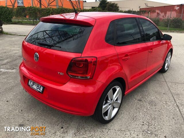 2011 VOLKSWAGEN POLO 77 TSI COMFORTLINE 6R MY11 HATCH, 5 DOORS, 5 SEATS