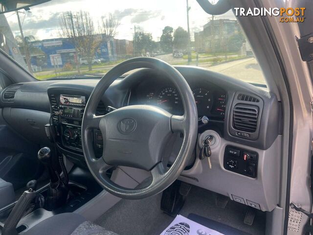 2001 TOYOTA LANDCRUISER GXL (4X4) HDJ100R SUV