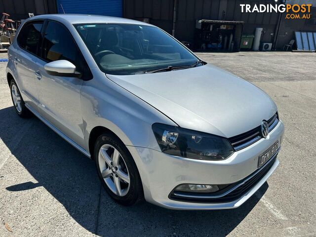 2015 VOLKSWAGEN POLO 66 TSI TRENDLINE 6R MY15 HATCH, 5 DOORS, 5 SEATS