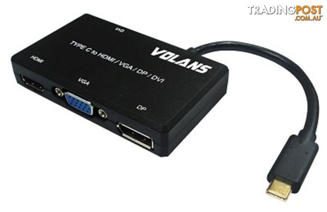 Volans USB-C &#8211; HDMI/VGA/DP/DVI