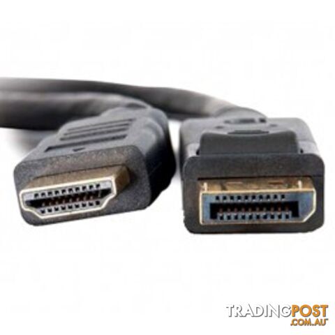 Display Port to HDMI Cable, 2m