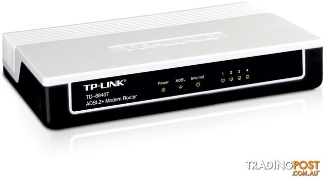 TP-Link 4-Port ADSL2+ Router