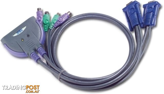 Aten 2 Port PS2 KVM 3 Ft Cable